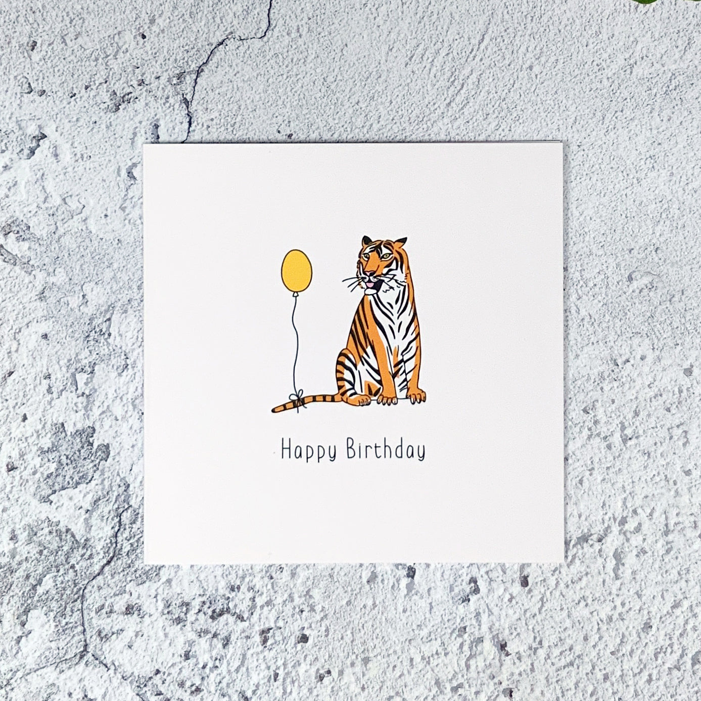Tiger birthday Card