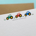 Personalised Tractor Notelets / Correspondence cards