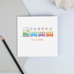 Personalised Thank You Cards - Train