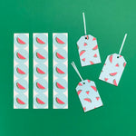 Watermelon Gift Tag and Stickers