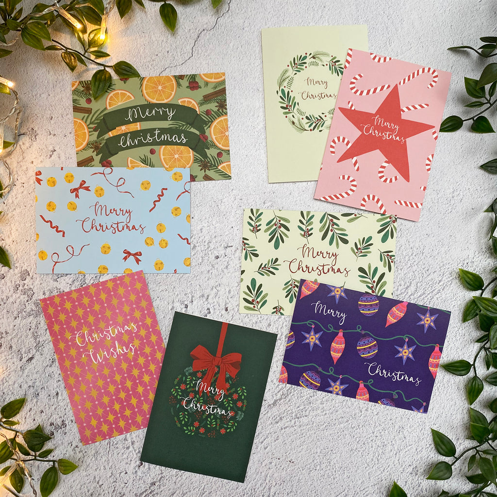 Pick your own Christmas Cards (Pack of 8)