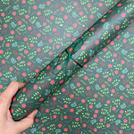 Leaves and Berries Christmas Wrapping Paper
